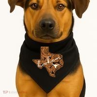 Hook Em USA-Made Doggie Bandana thumb 1