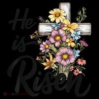 Happy Easter He Is Risen God Jesus Floral Cross Christian Coffee Mug thumb 5