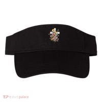 Happy Easter He Is Risen God Jesus Floral Cross Christian Visor thumb 0