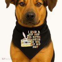 Happy Easter I Said A Hip Hop The Hippie USA-Made Doggie Bandana thumb 1