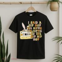 Happy Easter I Said A Hip Hop The Hippie T-Shirt thumb 2