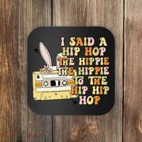 Happy Easter I Said A Hip Hop The Hippie Coaster thumb 0