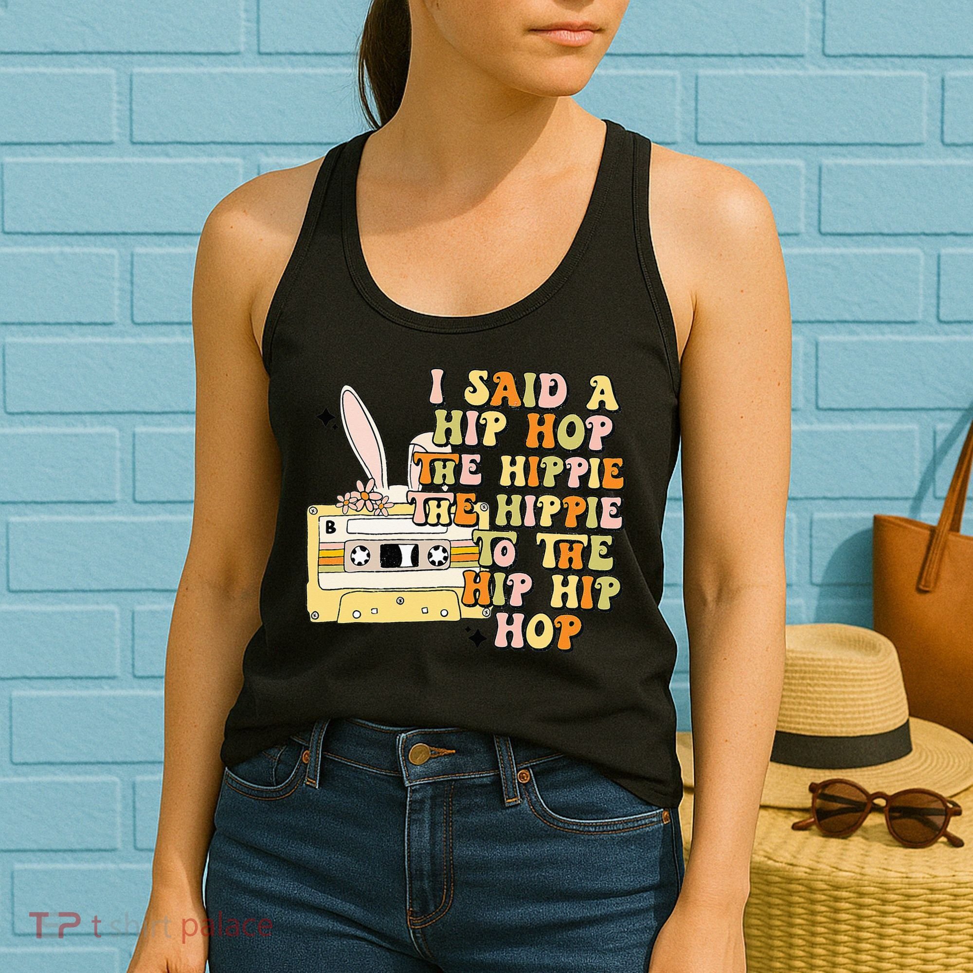 Happy Easter I Said A Hip Hop The Hippie Women's Tank Top