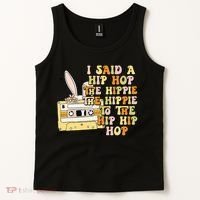 Happy Easter I Said A Hip Hop The Hippie Tank Top thumb 2