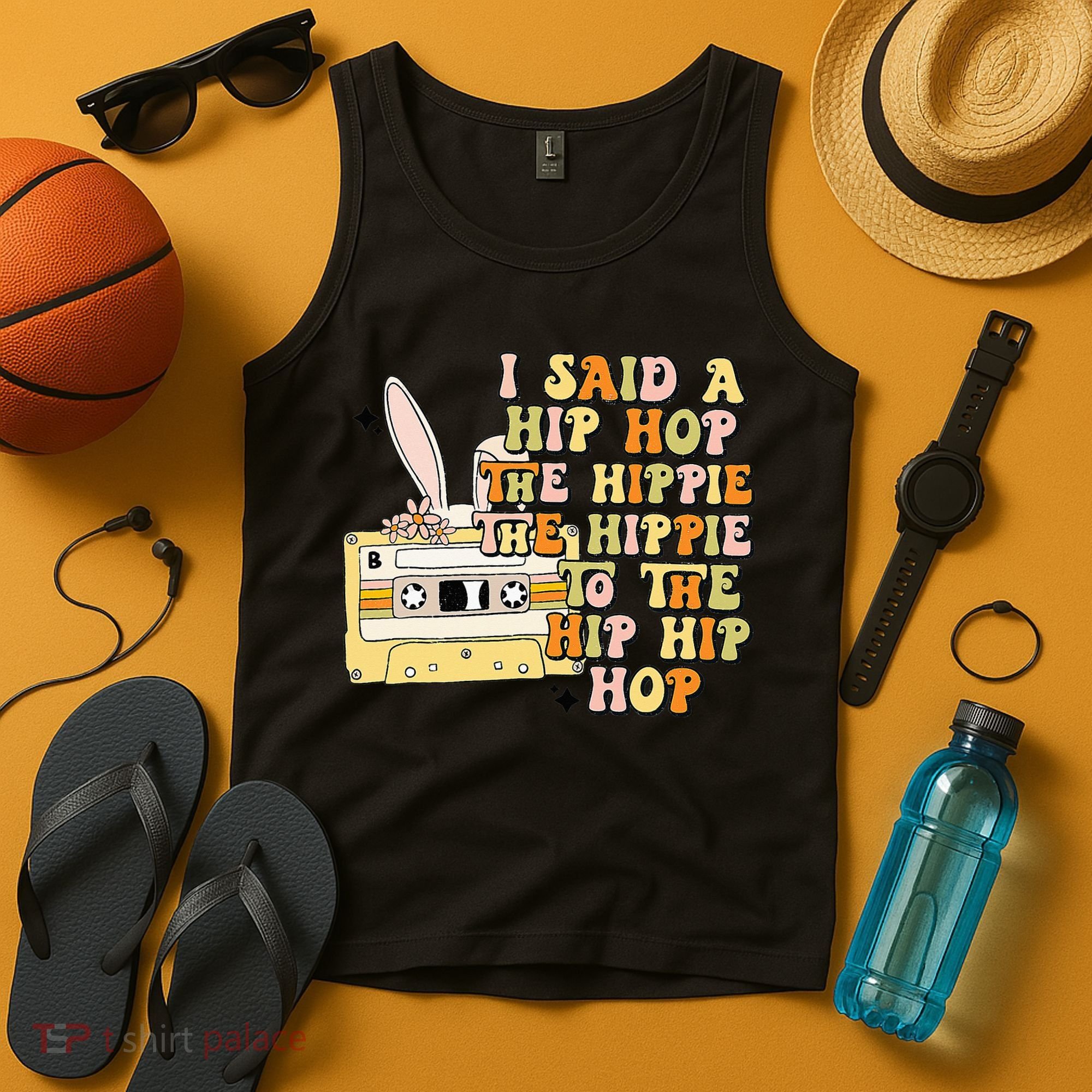 Happy Easter I Said A Hip Hop The Hippie Tank Top