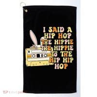 Happy Easter I Said A Hip Hop The Hippie Golf Towel thumb 0