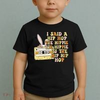 Happy Easter I Said A Hip Hop The Hippie Toddler T-Shirt thumb 2