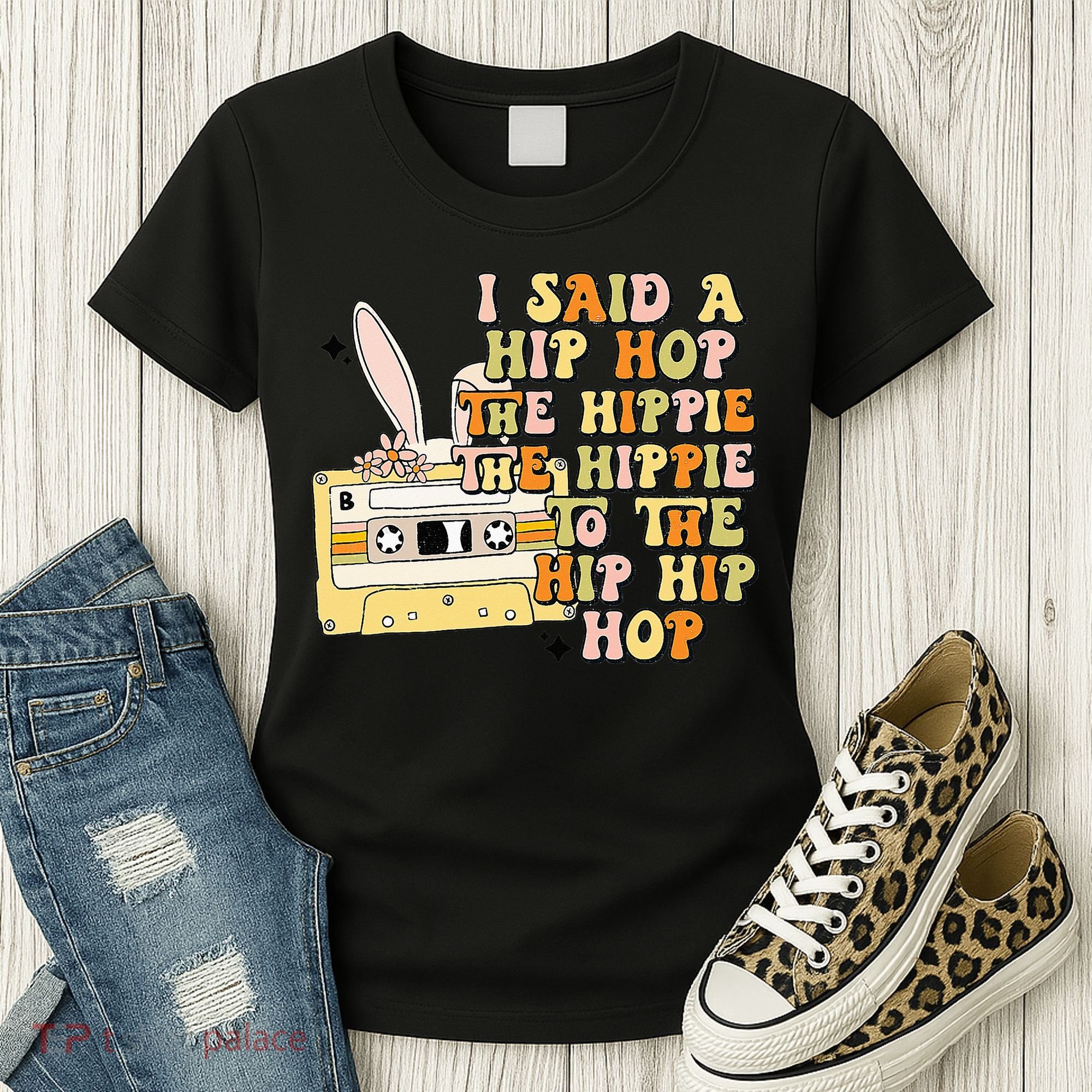 Happy Easter I Said A Hip Hop The Hippie Women's T-Shirt
