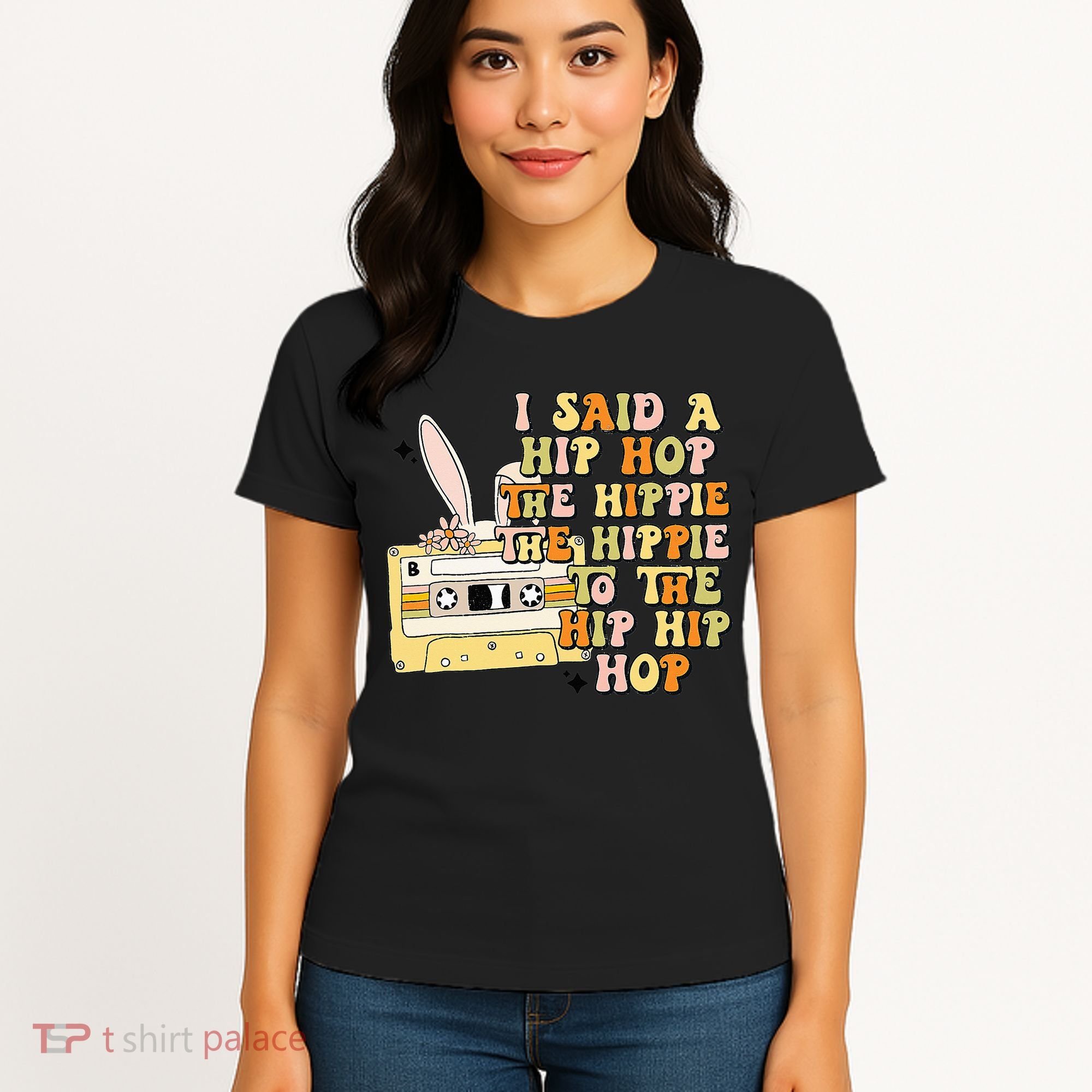 Happy Easter I Said A Hip Hop The Hippie Women's T-Shirt