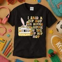 Happy Easter I Said A Hip Hop The Hippie Kids T-Shirt thumb 3