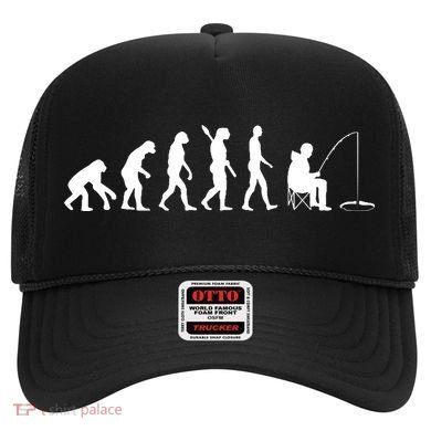 Human Evolution Ice Fishing Hat