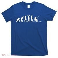 Human Evolution Ice Fishing T-Shirt thumb 0