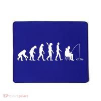 Human Evolution Ice Fishing Mousepad thumb 0