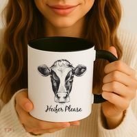 Heifer Please Funny Cow Coffee Mug thumb 3