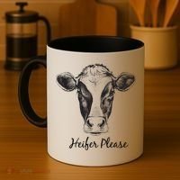 Heifer Please Funny Cow Coffee Mug thumb 4