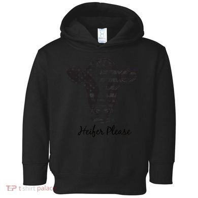Heifer Please Funny Cow Toddler Hoodie