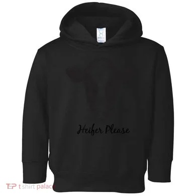 Heifer Please Funny Cow Toddler Hoodie