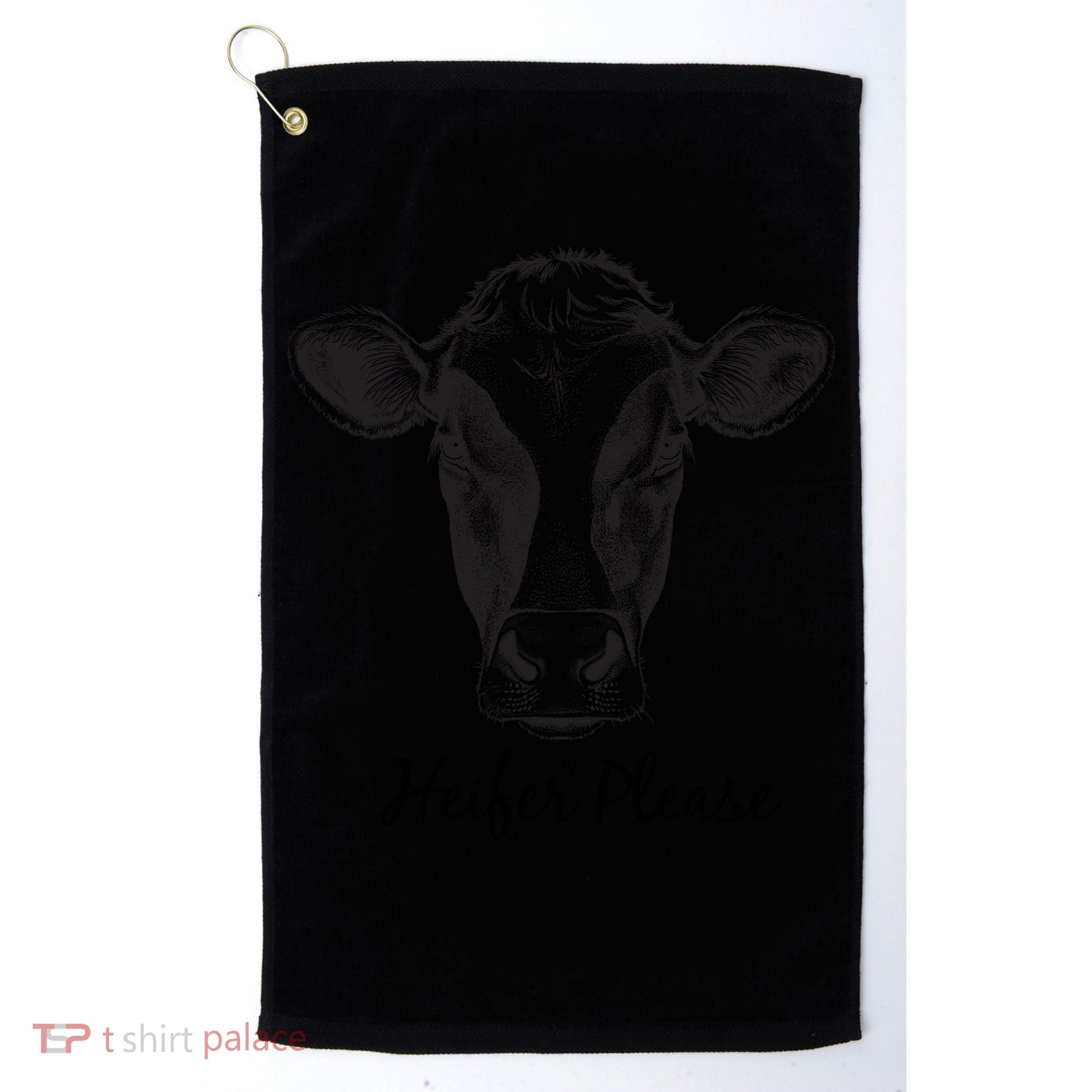Heifer Please Funny Cow Golf Towel
