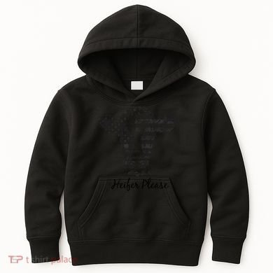 Heifer Please Funny Cow Kids Hoodie