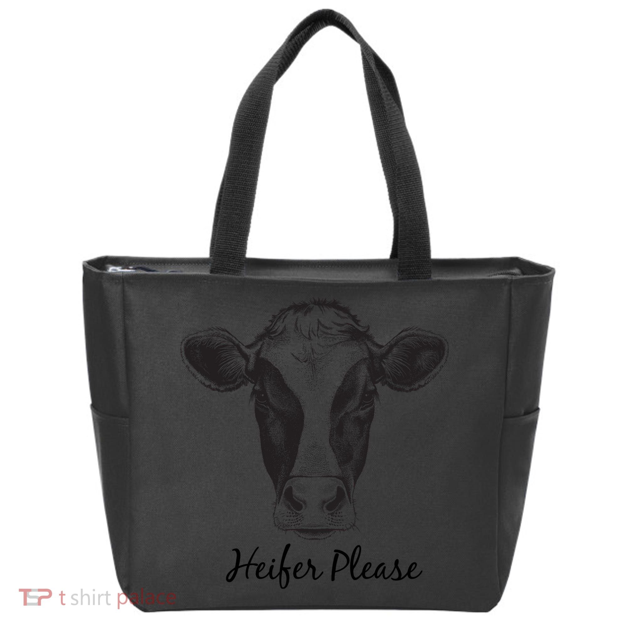 Heifer Please Funny Cow Tote Bag