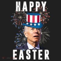 Happy Easter Joe Biden Funny 4th Of July Women's Sweatshirt thumb 2