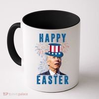 Happy Easter Joe Biden Funny 4th Of July Coffee Mug thumb 0