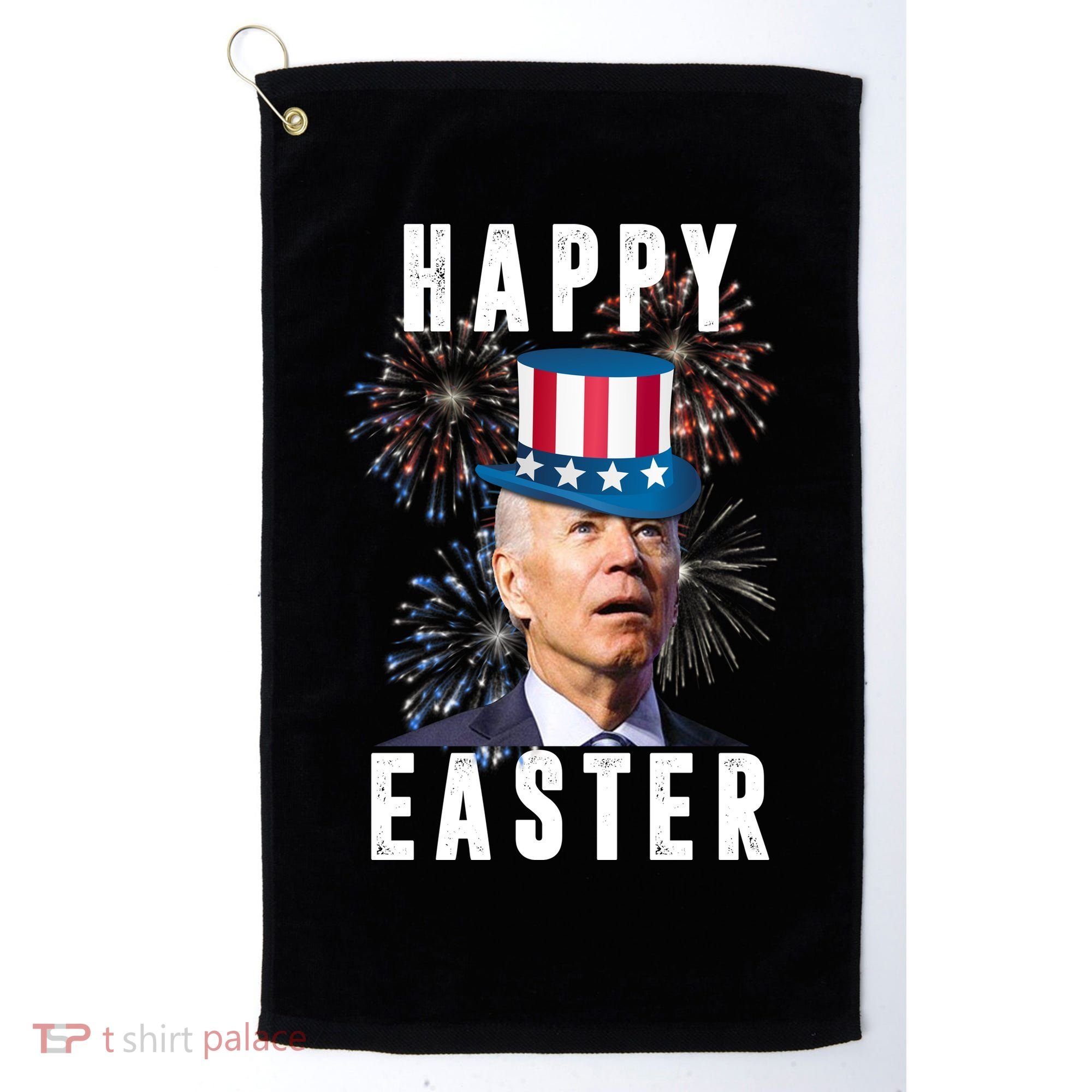 Happy Easter Joe Biden Funny 4th Of July Golf Towel