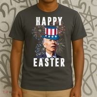 Happy Easter Joe Biden Funny 4th Of July T-Shirt thumb 3