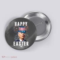 Happy Easter Joe Biden Funny 4th Of July Button thumb 0