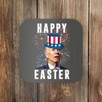 Happy Easter Joe Biden Funny 4th Of July Coaster thumb 0