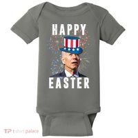 Happy Easter Joe Biden Funny 4th Of July Baby Bodysuit thumb 0