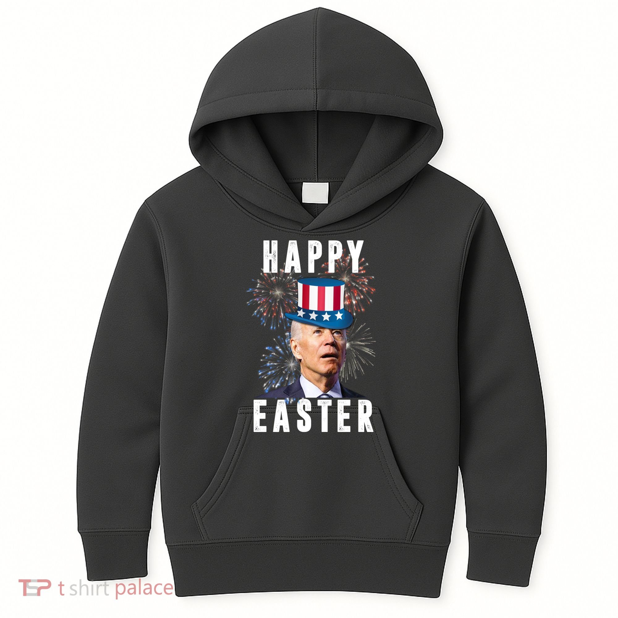 Happy Easter Joe Biden Funny 4th Of July Kids Hoodie