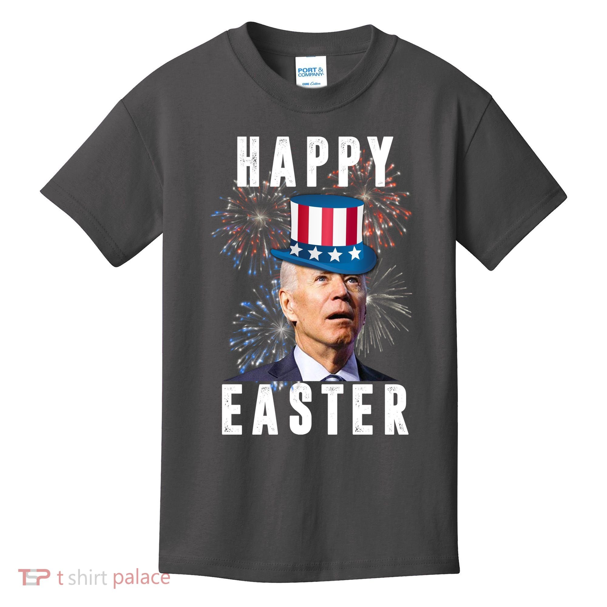 Happy Easter Joe Biden Funny 4th Of July Kids T-Shirt