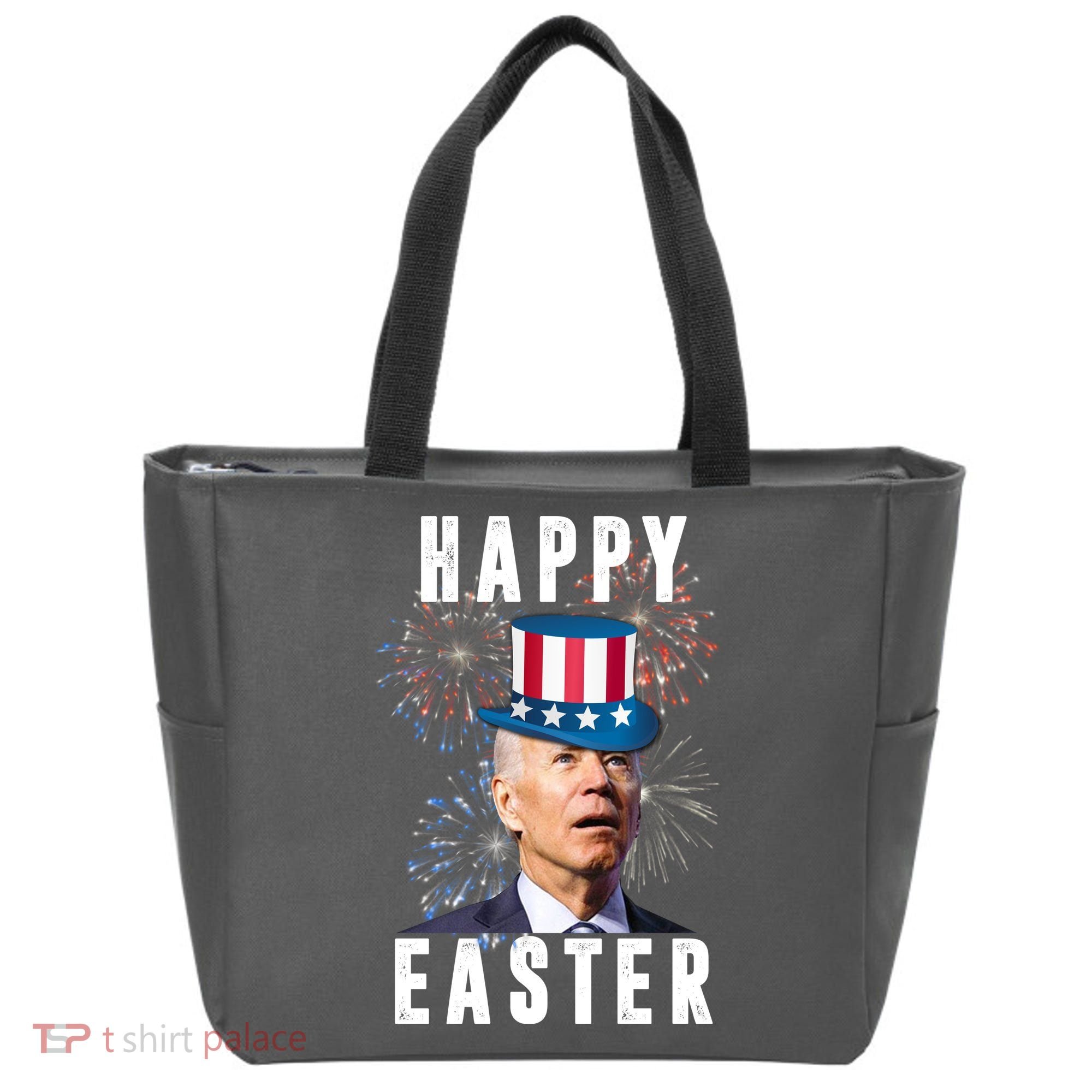Happy Easter Joe Biden Funny 4th Of July Tote Bag
