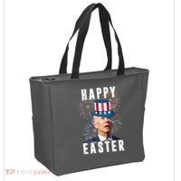Happy Easter Joe Biden Funny 4th Of July Tote Bag thumb 2