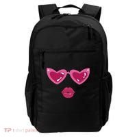 Heart Eyes Kiss Valentine Backpack thumb 0