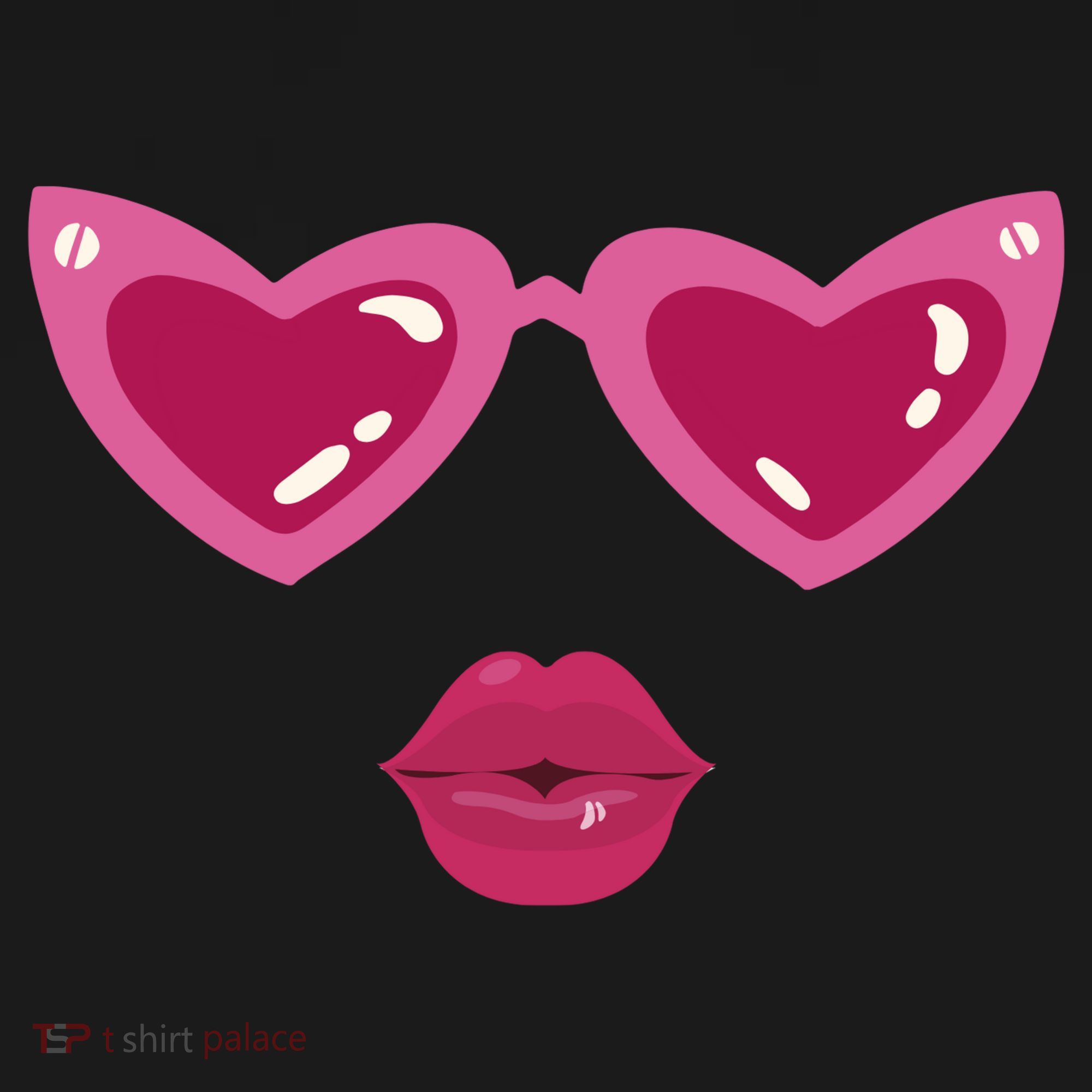 Heart Eyes Kiss Valentine Women's Hoodie