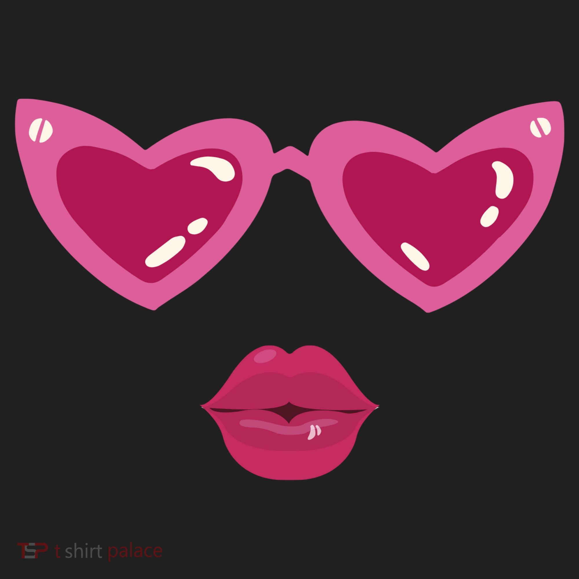 Heart Eyes Kiss Valentine Tumbler