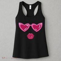Heart Eyes Kiss Valentine Women's Tank Top thumb 3