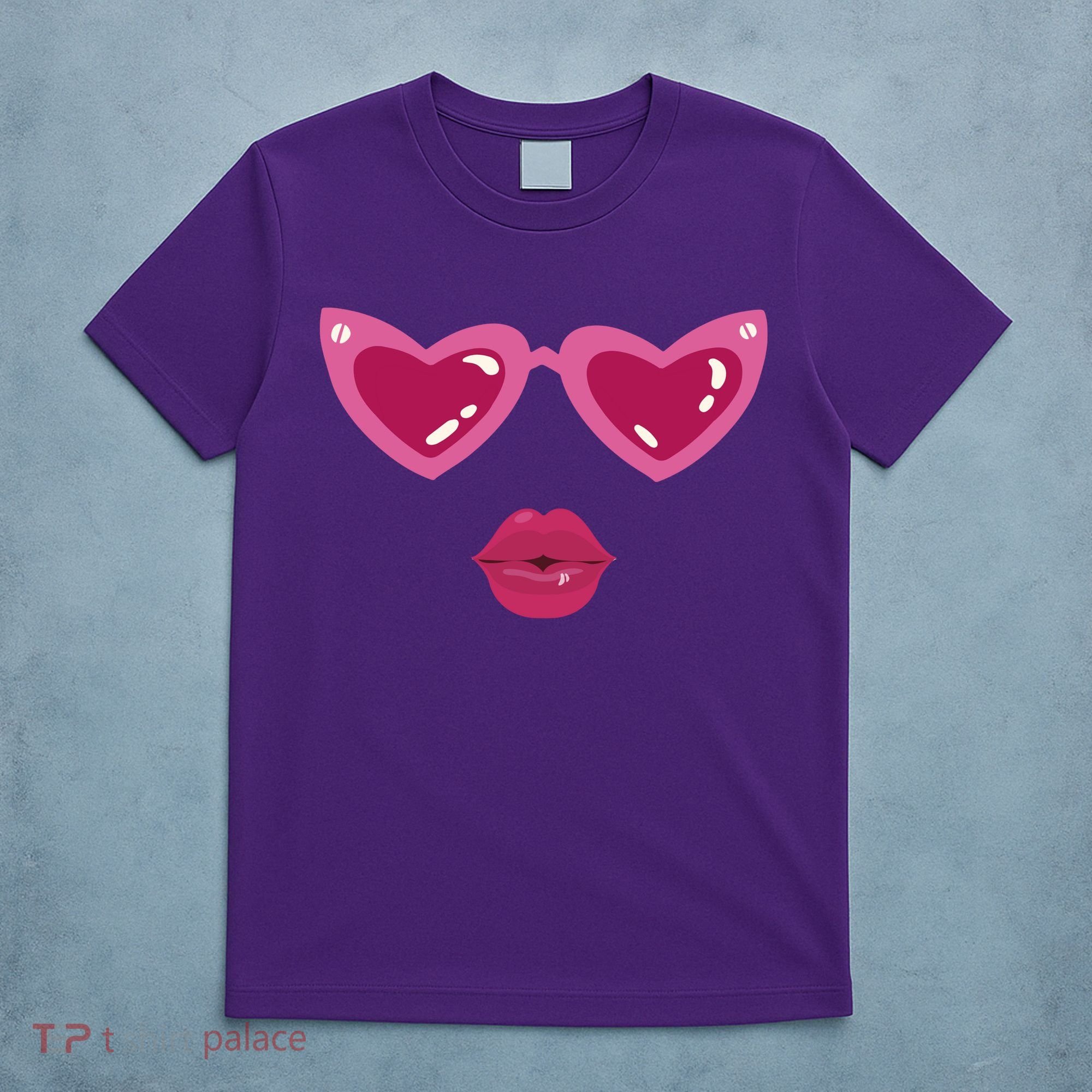 Heart Eyes Kiss Valentine T-Shirt