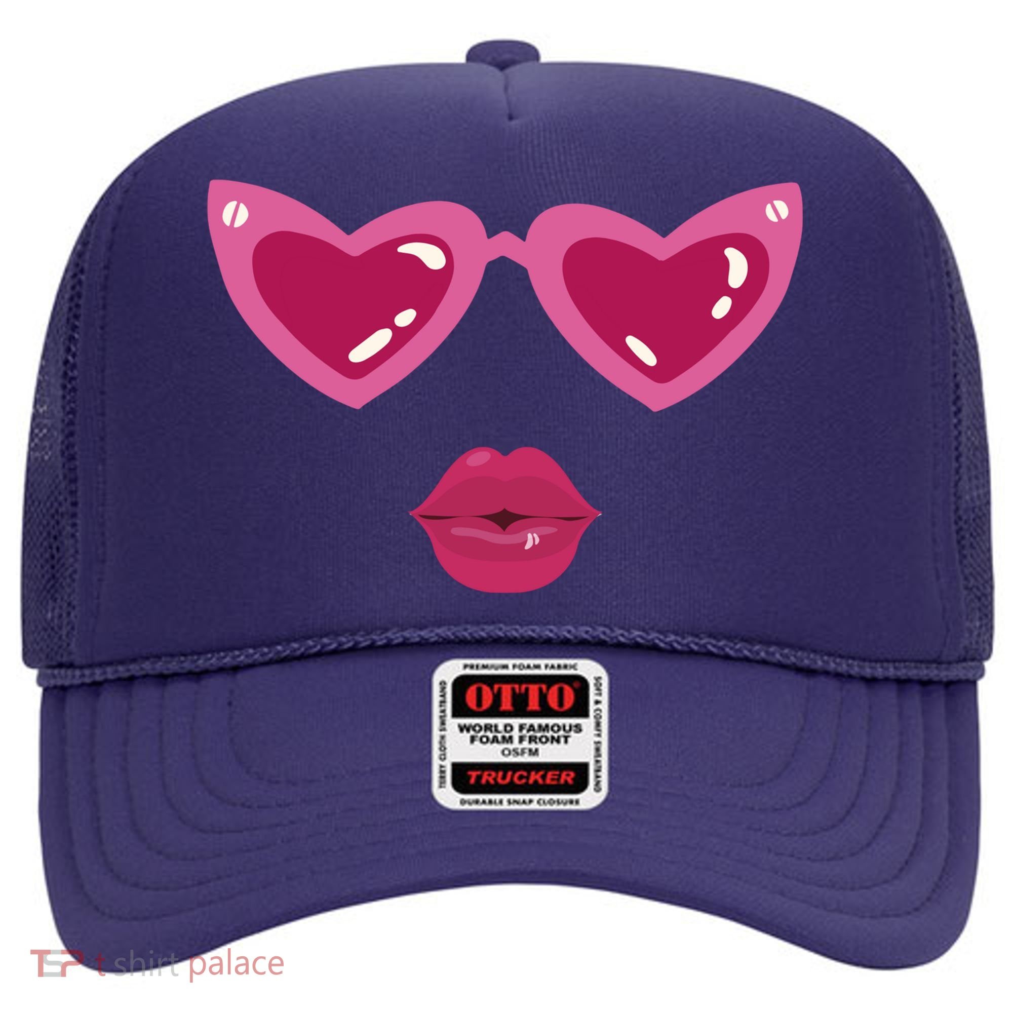 Heart Eyes Kiss Valentine Hat