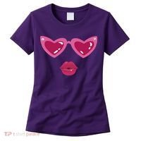 Heart Eyes Kiss Valentine Women's T-Shirt thumb 0