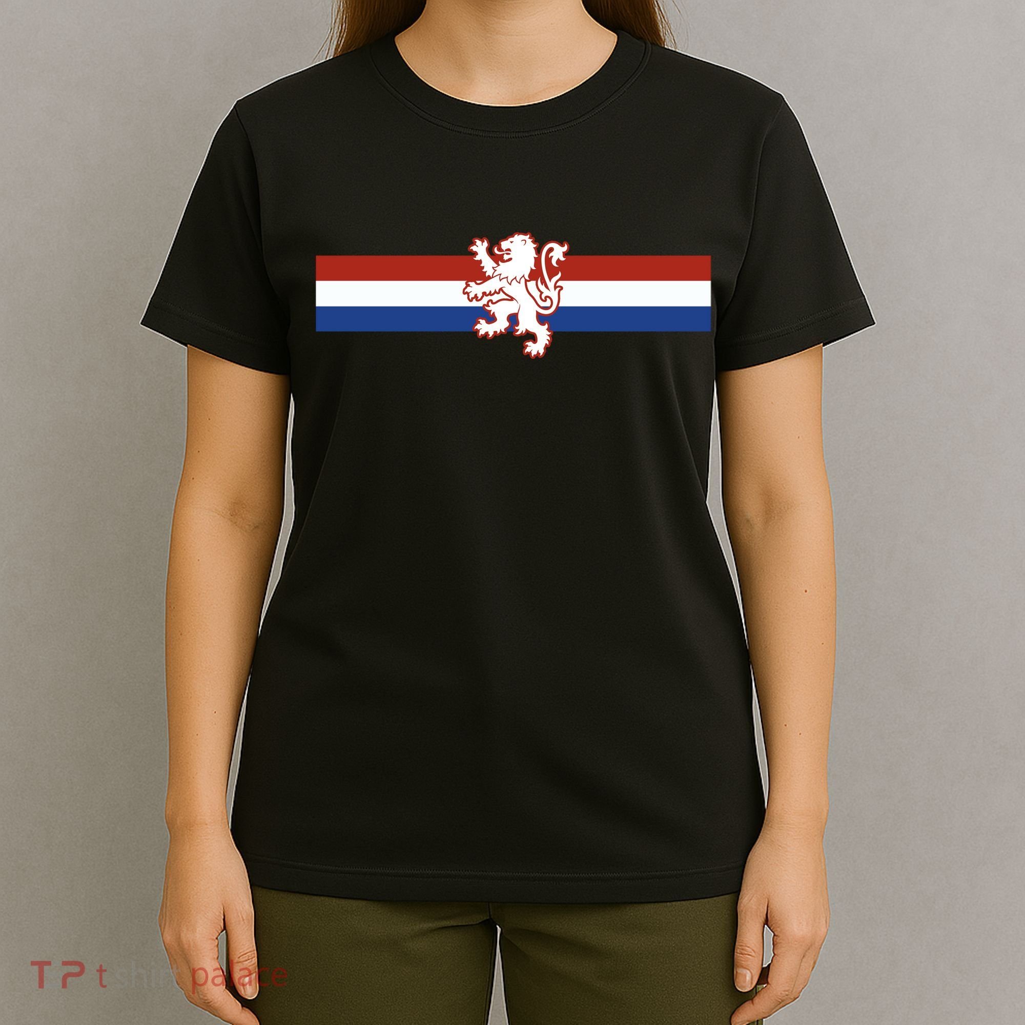 Holland Emblem Lion Nederlands Flag T-Shirt