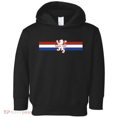 Holland Emblem Lion Nederlands Flag Toddler Hoodie