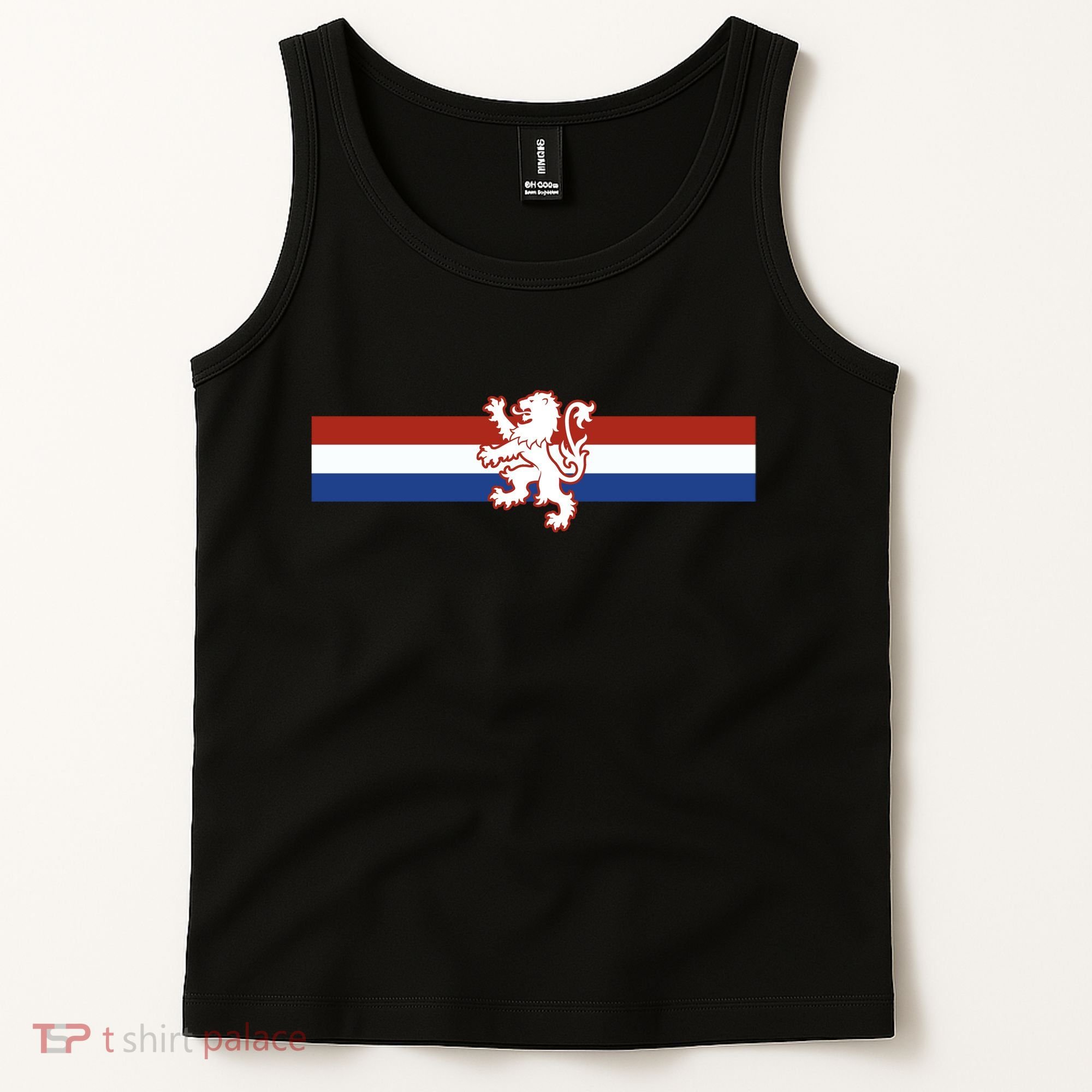 Holland Emblem Lion Nederlands Flag Tank Top