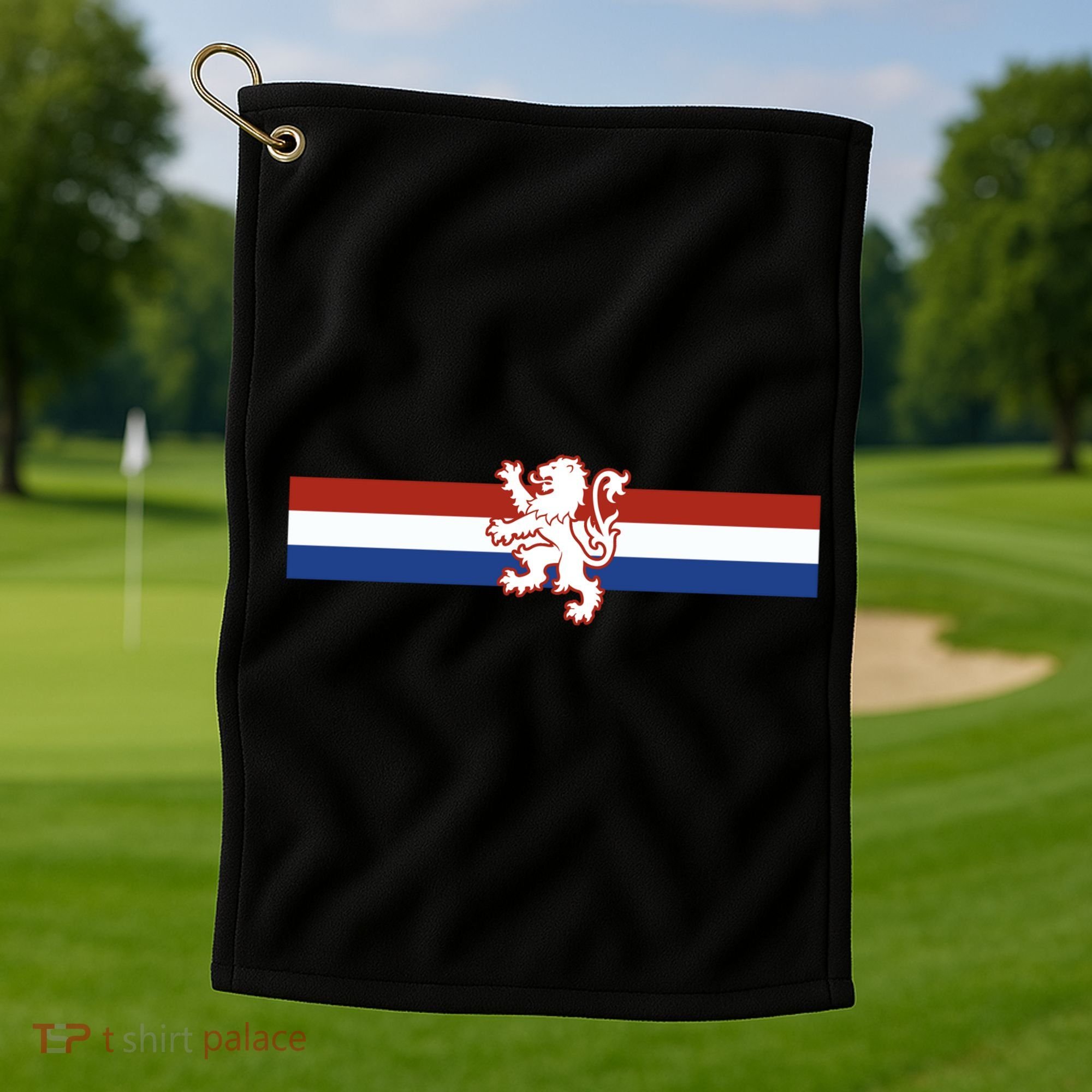 Holland Emblem Lion Nederlands Flag Golf Towel