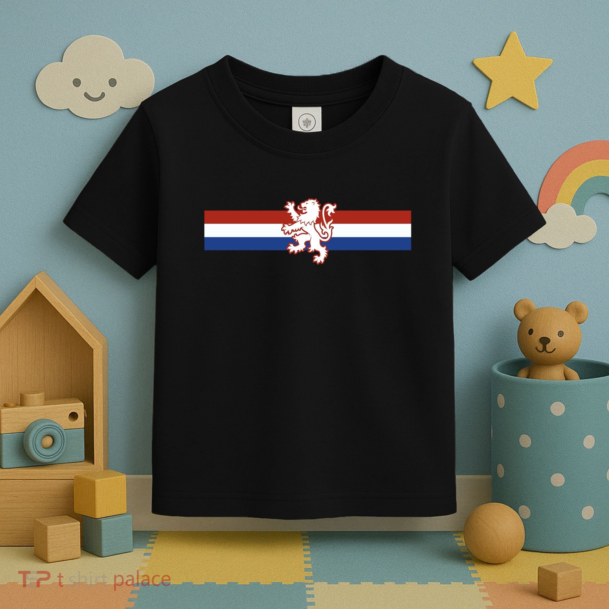 Holland Emblem Lion Nederlands Flag Toddler T-Shirt