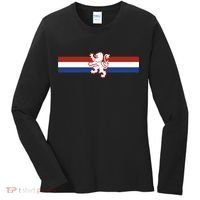 Holland Emblem Lion Nederlands Flag Women's Long Sleeve Shirt thumb 0