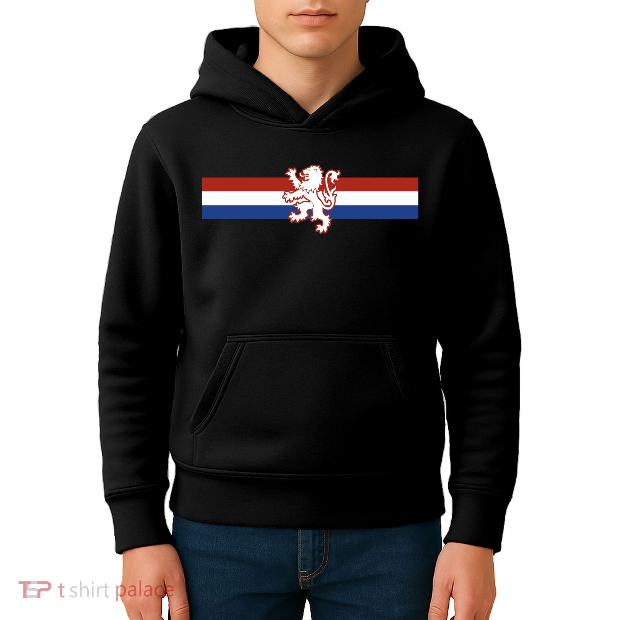 Holland Emblem Lion Nederlands Flag Kids Hoodie