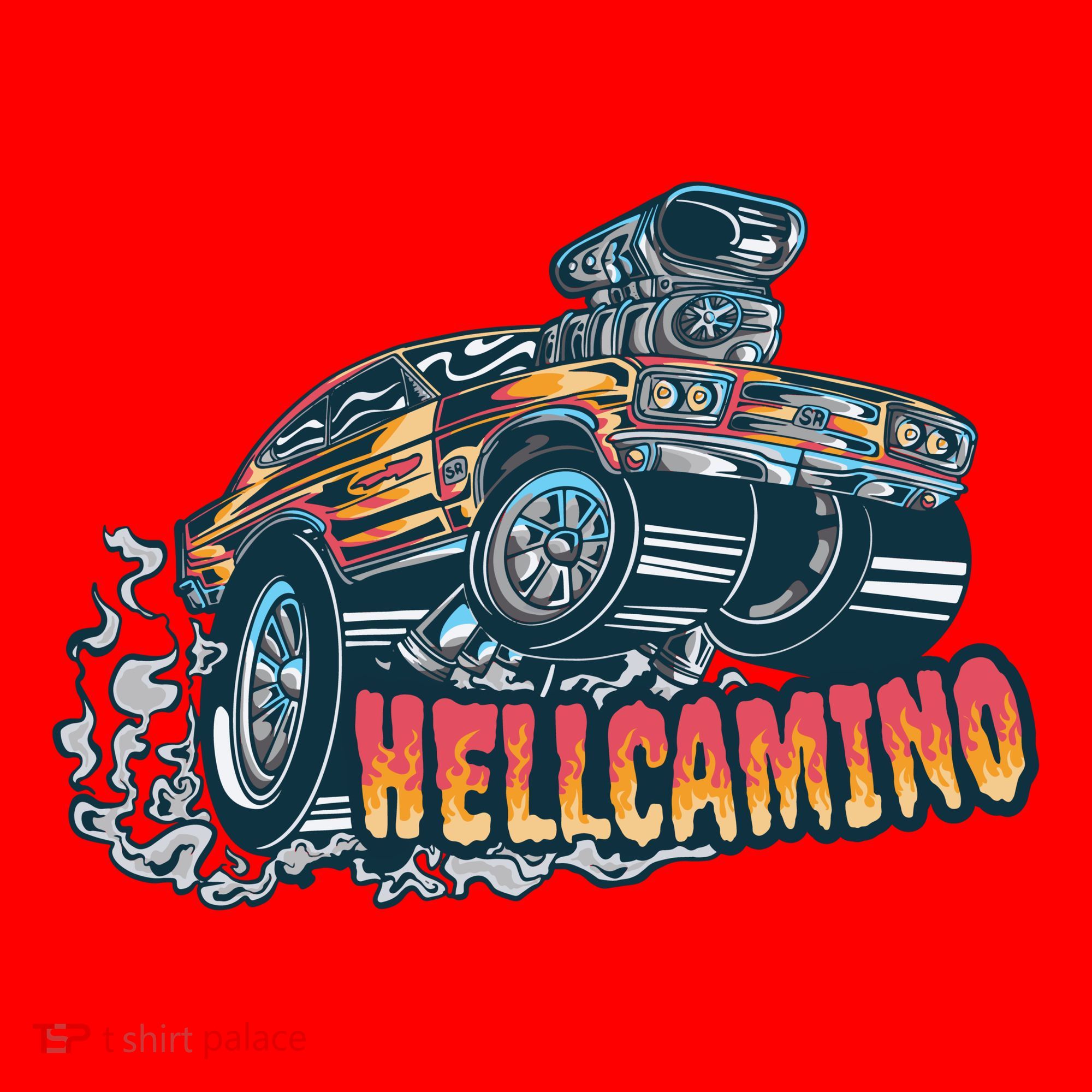 Hellcamino Car Santa Hat
